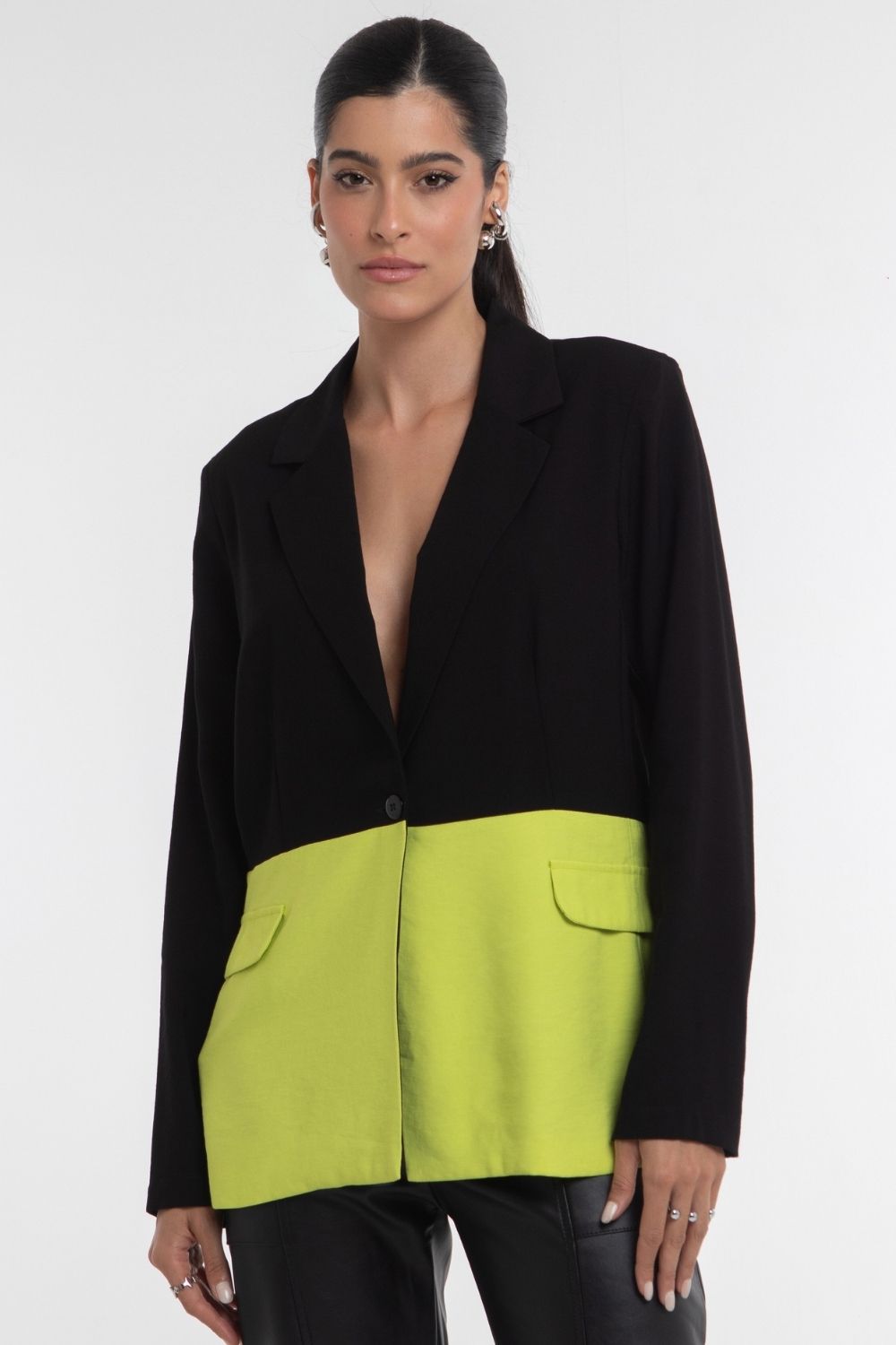 SMFBZPLA0036_030_1-SMK-BLAZER-FEM-BICOLOR-FANNY SMFBZPLA0036_030_1-SMK-BLAZER-FEM-BICOLOR-FANNY